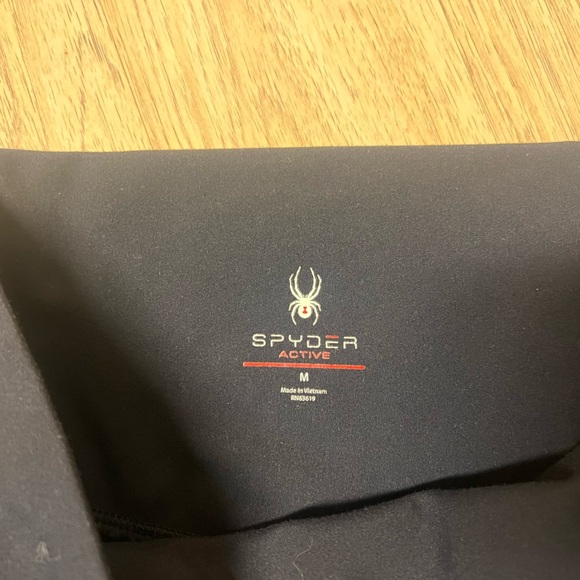 Spyder Active Black Pocket Crop Leggings 24” - Picture 5 of 6